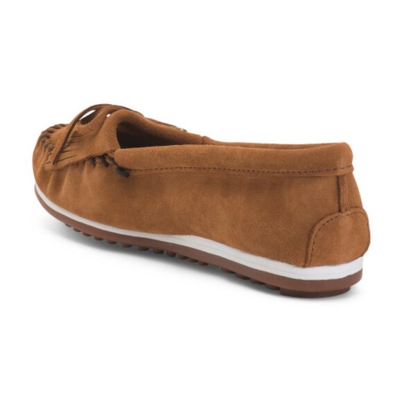 MINNETONKA Suede Kilty Plus Moccasins - Picture 2 of 3